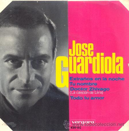 Discos de vinilo: JOSE GUARDIOLA - EXTRA&Ntilde;OS EN LA NOCHE - EP DE VINILO - Foto 1