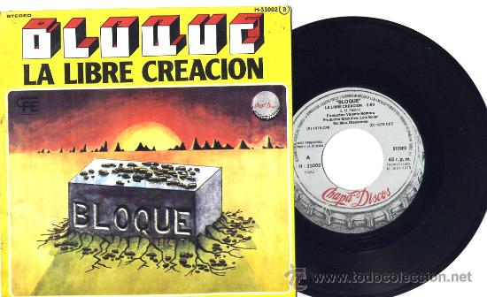 Discos de vinilo: BLOQUE SINGLE  PROMO - Foto 1