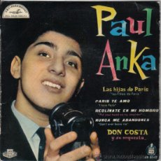 Discos de vinilo: SINGLE PAUL ANKA. DON COSTA Y SU ORQUESTA. HISPAVOX HP 97-17