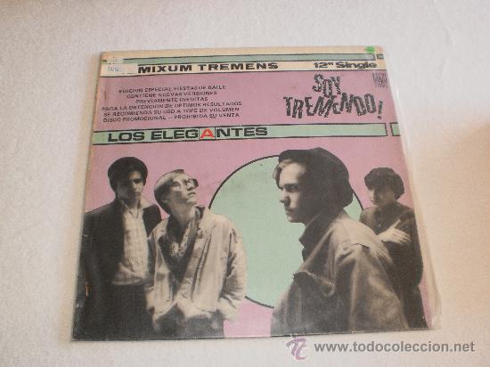 Discos de vinilo: LOS ELEGANTES MAXI - SOY TREMENDO 1985 - Foto 1