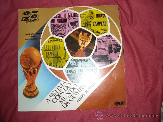 Discos de vinilo: A SETIMA COPA DO MUNDO DA GUAIBA LP RUMO AO TETRA 1982 BRASIL VER FOTO