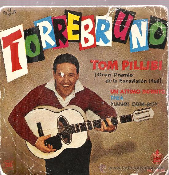 Discos de vinilo: EP TORREBRUNO : TOM PILLIBI ( EUROVISION 1960) - Foto 1