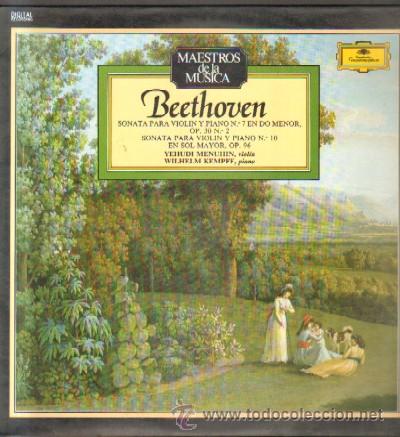 Discos de vinilo: BEETHOVEN SONATA PARA VIOLIN Y PIANO N&ordm; 7 EN DO MENOR, OP. 30 N&ordm; 2... LP-CLASICA-403