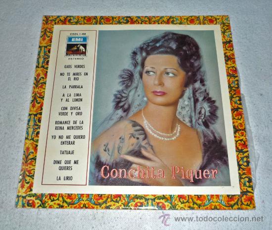 Discos de vinilo: LP Disco Vinilo . CONCHITA PIQUER - Foto 1