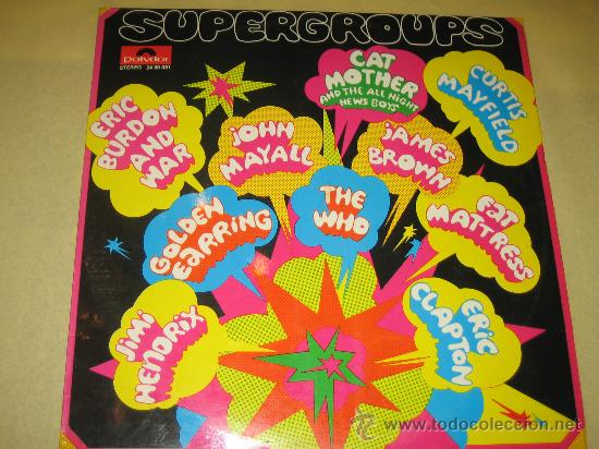 Discos de vinilo: SUPERGROUPS - ED. ESPA&Ntilde;OLA 1971 - THE WHO, JIMI ENDRIX,.. - Foto 1