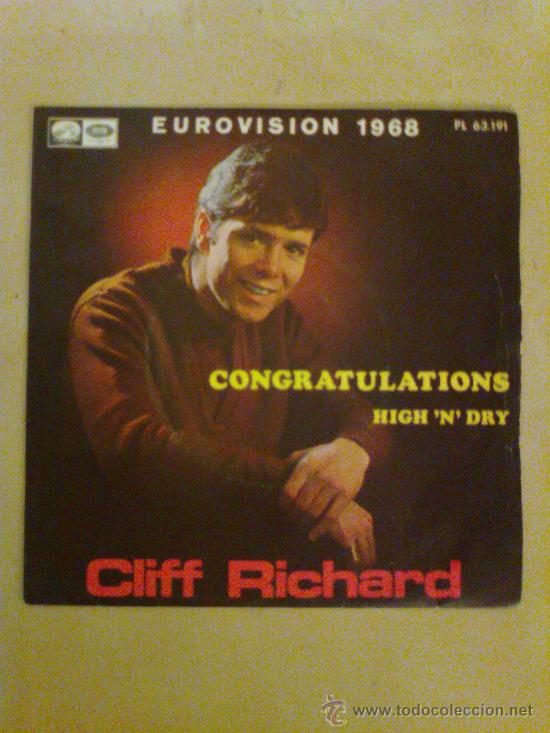 Discos de vinilo: CLIFF RICHARD - CONGRATULATIONS (1968) - Foto 1