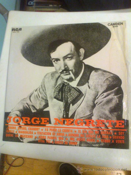 Discos de vinilo: JORGE NEGRETE (1969) - Foto 1