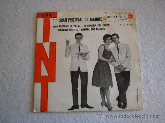 Discos de vinilo: LOS TNT - CON PERMISO DE PAPA + 3 EP 1963 - Foto 1
