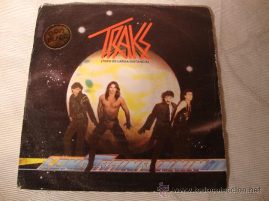 Discos de vinilo: DISCO SINGLE - TRAKS, LONG TRAIN RUNNING, DRUMS POWER, A&Ntilde;O 1982. - Foto 1