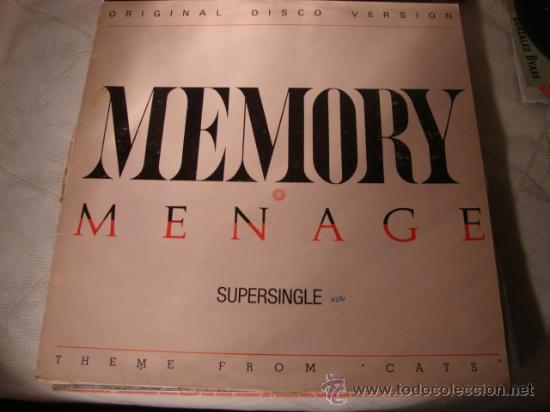 Discos de vinilo: MAXI SINGLE - MEMORY MENAGE A&Ntilde;O 1983. - Foto 1