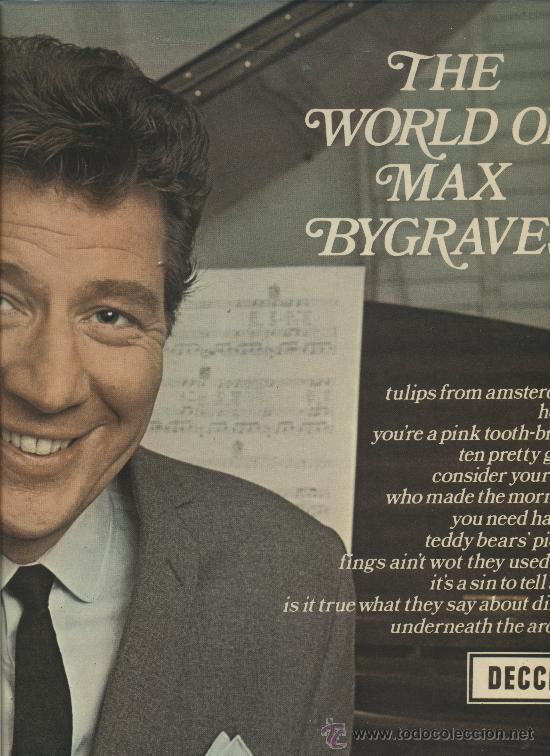 Discos de vinilo: Max Bygraves - The World Max Bigrades - Foto 1