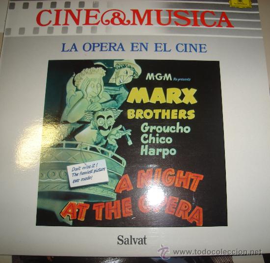 Discos de vinilo: LP DE CINE & MUSICA - LA OPERA EN EL CINE - Foto 1