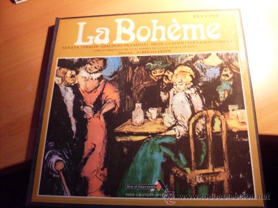 Discos de vinilo: LA BOHEME ( PUCCINI )  ESTUCHE 2 LP - Foto 1