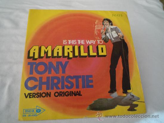 Discos de vinilo: TONY CHRISTIE - AMARILLO- VERSI&Oacute;N ORIGINAL - Foto 1