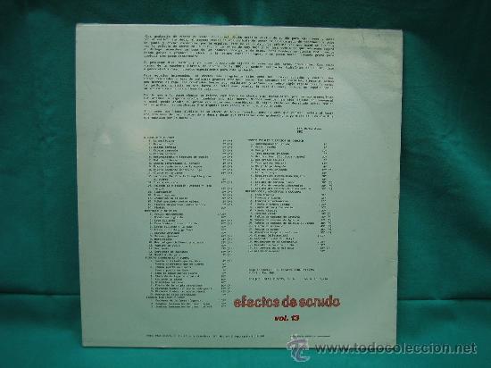 Discos de vinilo: Efestos de sonido vol 13 - Foto 2