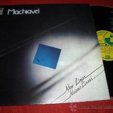 Discos de vinilo: MACHIEVEL NEW LINES LP 1981 EMI EDICION ESPAÑOLA. Lote 28966106