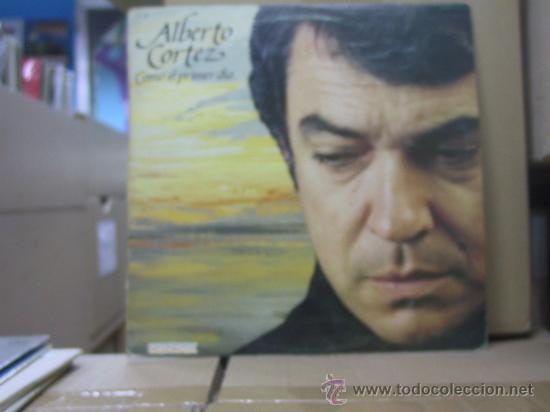 Discos de vinilo: ALBERTO CORTEZ - COMO EL PRIMER DIA - HISPAVOX  1983 - Foto 1