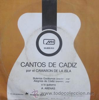Discos de vinilo: CAMAR&Oacute;N DE LA ISLA - 1971 - Foto 2