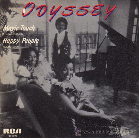 Discos de vinilo: ODYSSEY &middot;&middot;&middot; Magic touch / Happy people - (Single 45 rpm) - Foto 1
