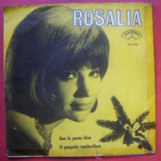 Discos de vinilo: ROSALIA 45 PS SPAIN 1965 - PROMO WL ZAFIRO OO-146 - CHICA YE-YE ESPAÑOLA - QUE LO PASES BIEN