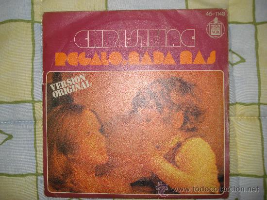 Discos de vinilo: CHRISTINE - REGALO, NADA MAS - Foto 1