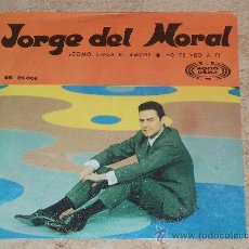 Discos de vinilo: SINGLE- JORGE DEL MORAL- BEAT -SPANISH-1966-PROMO-. Lote 29026220