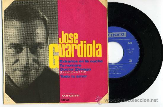 Discos de vinilo: JOSE GUARDIOLA - Foto 1
