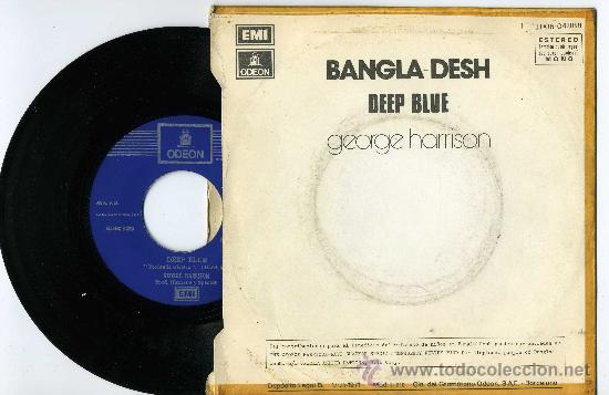 Discos de vinilo: GEORGE HARRISON/ BANGLA-DESH DEEP BLUE EMI ODEN - Foto 2