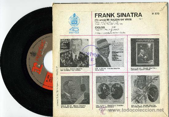 Discos de vinilo: FRANK SINATRA - TU ERES MI RAZON DE VIVIR - hispa vox - Foto 2