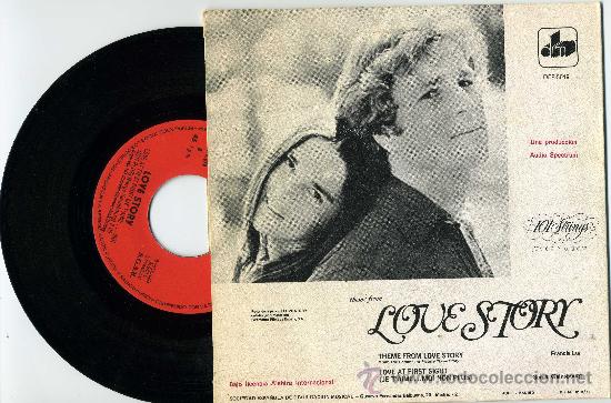 Discos de vinilo: LOVE STORY SINGLE BANDA SONORA - Foto 2