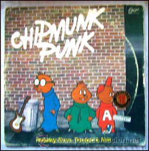 Discos de vinilo: CHIPMUNK PUNK.  LP.  PUNK-ROCK.  EXCELSION 1980. - Foto 1