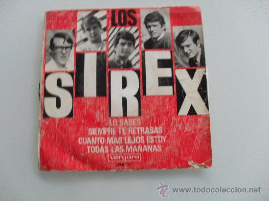 Discos de vinilo: SIREX - LO SABES + 3 EP 1966 - Foto 1