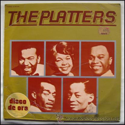 Discos de vinilo: THE PLATTERS - LP . DISCO DE ORO . MERCURY 1973 - Foto 1