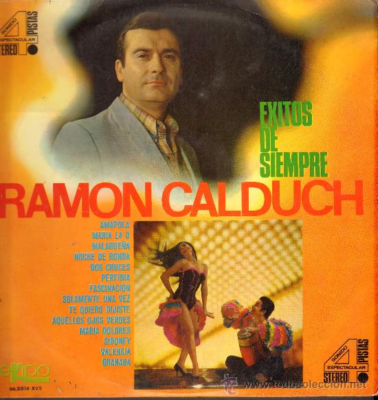 Discos de vinilo: Ram&oacute;n Calduch - Exitos de siempre - Lp 1968 - Foto 1