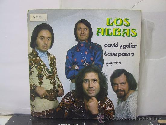 Discos de vinilo: LOS ALBAS - DAVID Y GOLIATH / QUE PASA - BELTER 1973 - Foto 1