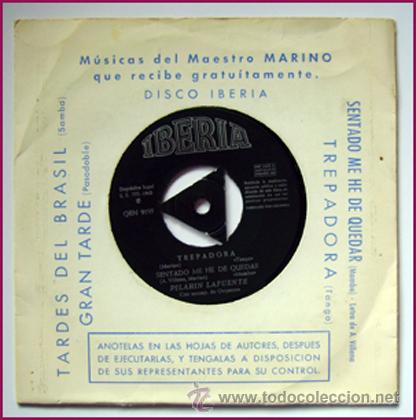 Disques de vinyle: PILARIN LA FUENTE . EP . TREPADORA . IBERIA 1968