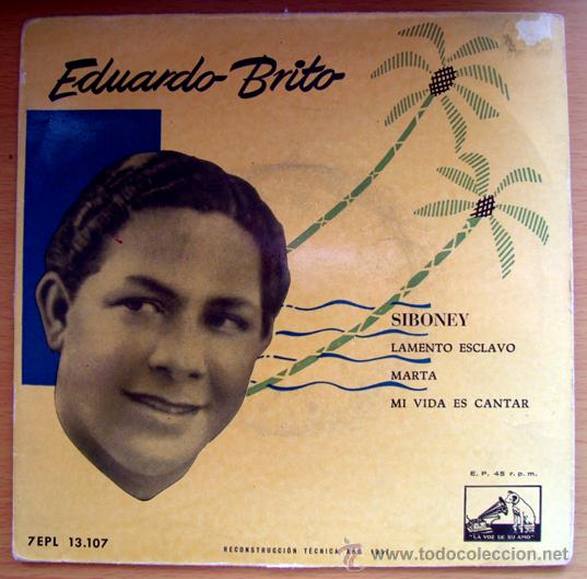 Discos de vinilo: EDUARDO BRITO . EP . SIBONEY . 1957 - Foto 1