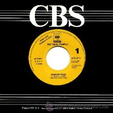 Discos de vinilo: THE REAL PEOPLE - WINDOW PANE (SINGLE 45 RPM) - NUEVO. Lote 29154632