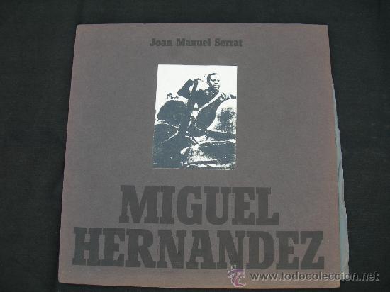 Discos de vinilo: LP JOAN MANUEL SERRAT // MIGUEL HERNANDEZ - Foto 1