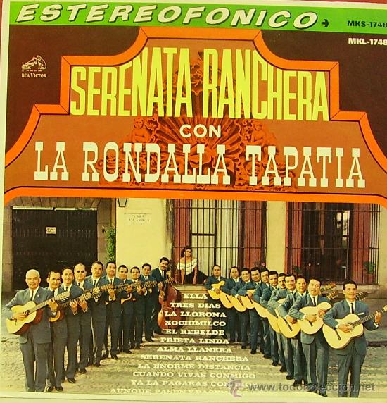 Dischi in vinile: LA RONDALLA TAPATIA-SERENATA RANCHERA LP VINILO (MEXICO)