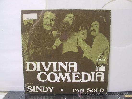 Discos de vinilo: DIVINA COMEDIA - SINDY / TAN SOLO - ARIOLA 1971 - Foto 1