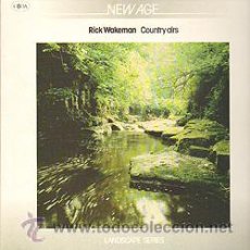 Discos de vinilo: RICK WAKEMAN - COUNTRY AIRS - LANDSCAPE SERIES -CODA RECORDS-CASI NUEVO-1986-NEW AGE. Lote 29205719