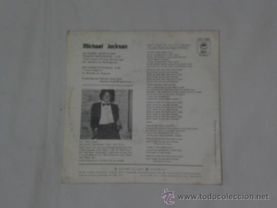 Discos de vinilo: DISCO MICHAEL JACKSON - DONT STOPTIL YOU GET ENOUGH -. A&Ntilde;O 1979. - Foto 2