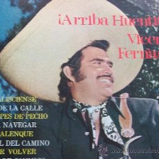 Discos de vinil: VICENTE FERNANDEZ,ARRIBA HUENTITAN EDICION MEXICO DEL 72. Lote 29223538