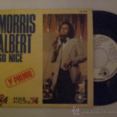 Discos de vinilo: MORRIS ALBERT. SO NICE. FESTIVAL PALMA MALLORCA . SINGLE CARNABY 1976 PROMOCIONAL. NUEVO A ESTRENAR. Lote 29225140