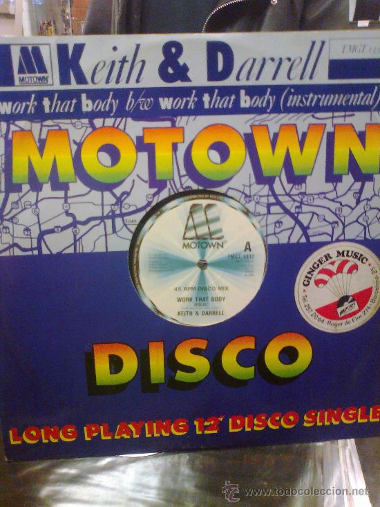 Discos de vinilo: KEITH & DARRELL - WORK THAT BODY / WORK THAT BODY (INSTRUMENTAL) MAXI-SINGLE (1983) - Foto 1