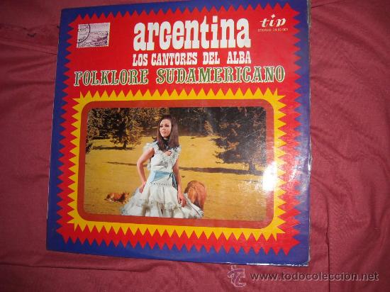 Dischi in vinile: LOS CANTORES  DEL ALBA LP ARGENTINA  1970  TIP 2498001 FOLKLORE SUDAMERICANO
