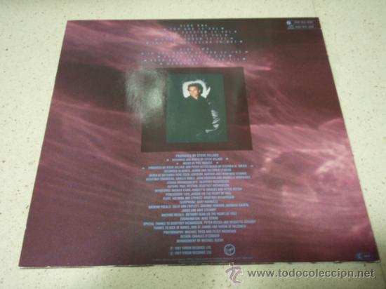 Discos de vinilo: Murray Head &ndash; Sooner Or Later, Canada 1986 A&M Records - Foto 2