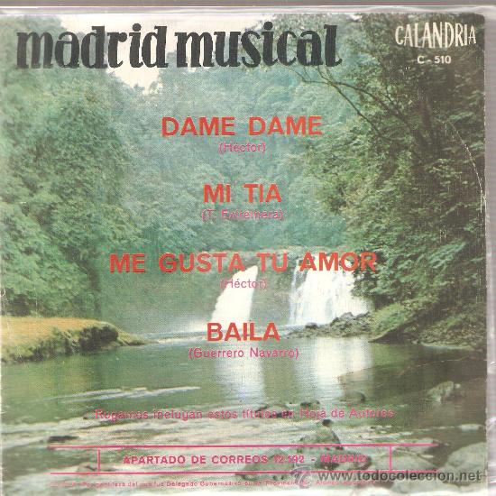 Discos de vinilo: EP HECTOR Y SU ORQUESTA - DAME DAME - Foto 1