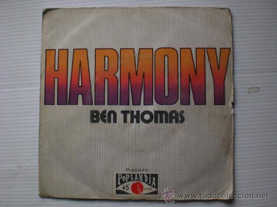 Discos de vinilo: ben thomas, harmony, single poplandia 1972 - Foto 1